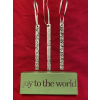 Christmas Vilmain Pewter  Joy to the World Ornament - Set